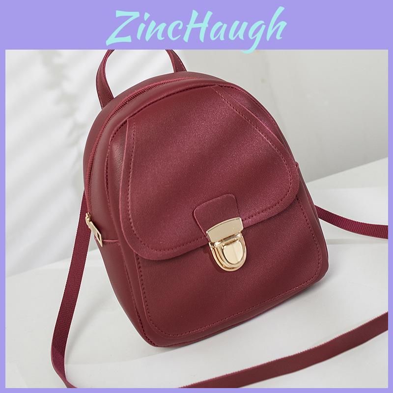 Girls Mini Women Backpack Pu Leather Rucksack Schoolbag Handbag Shoulder Bags