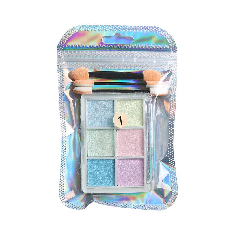 Aurora Silver Chameleon Mirror Eyeshadow Glitter Powder