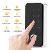Smart Keyless Fingerprint Digital Password Electronic Lock For Cabinet File Locker(Silver)