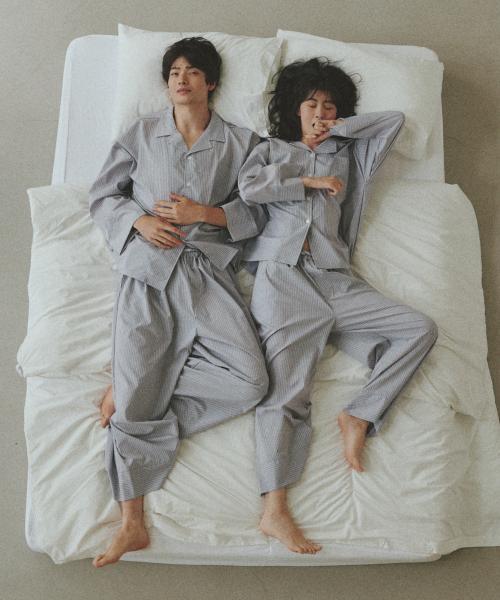[OGGITT] Dormitory Single Pencil Stripe Pajamas [Shipped from Korea] 100% Authentic