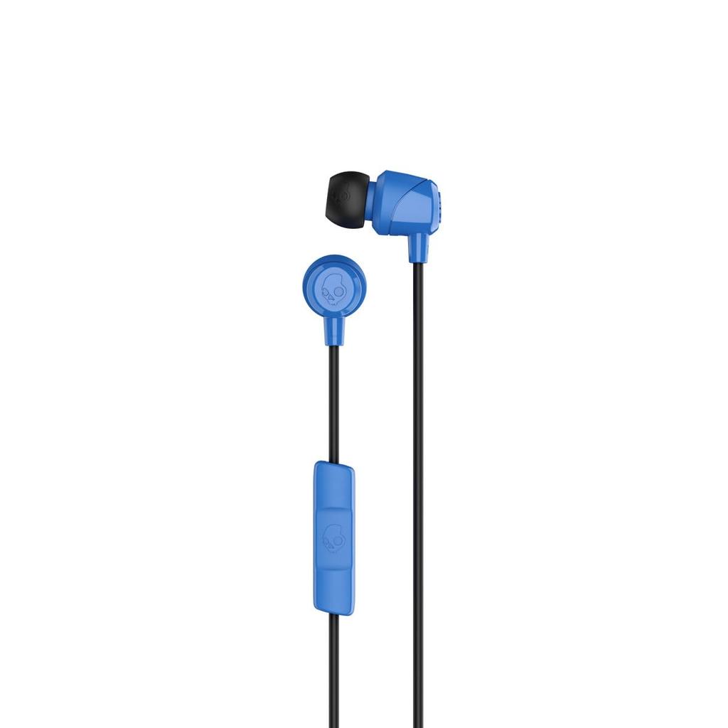 Official Skullcandy Store Jib with Call and Song and Original Sticker Earphones, Wired, In-Ear, Mic, Selection, (COBALT BLUE)