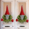 Long Hat Glowing Gnome Wreath Artificial Branches Faceless Doll Hanging Ornament  Bar