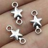 100Pcs/Bag Mini Five-Point Star Style Connector Handmade Charms Pendant DIY for Bracelet Necklace 15x7mm