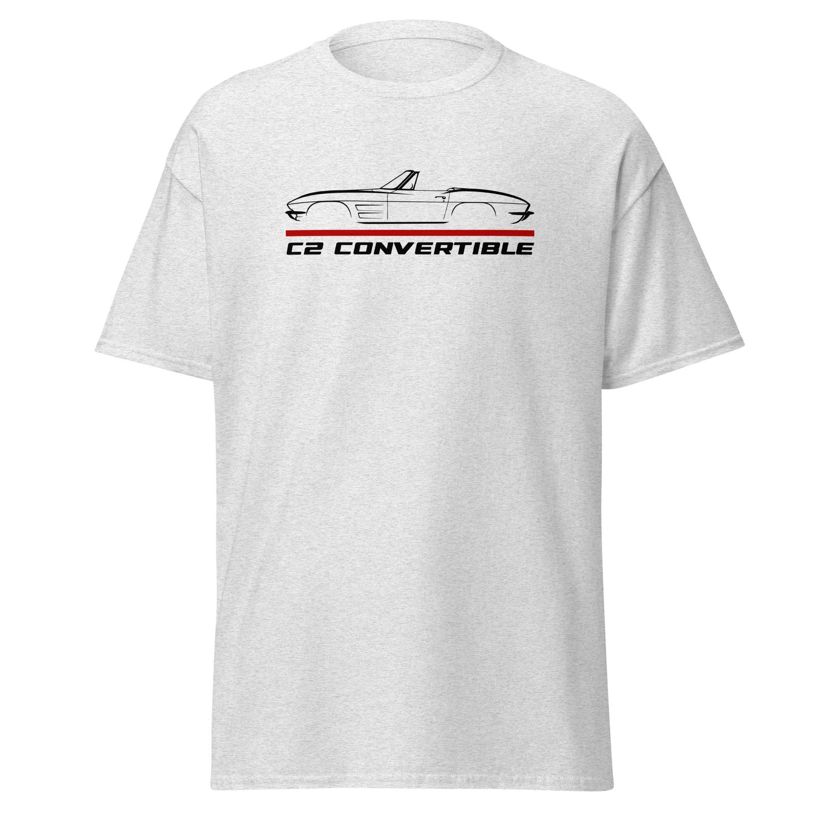 Premium T-Shirt For Chevrolet Corvette Convertible C2 1963 Car Fans Gift Tee S