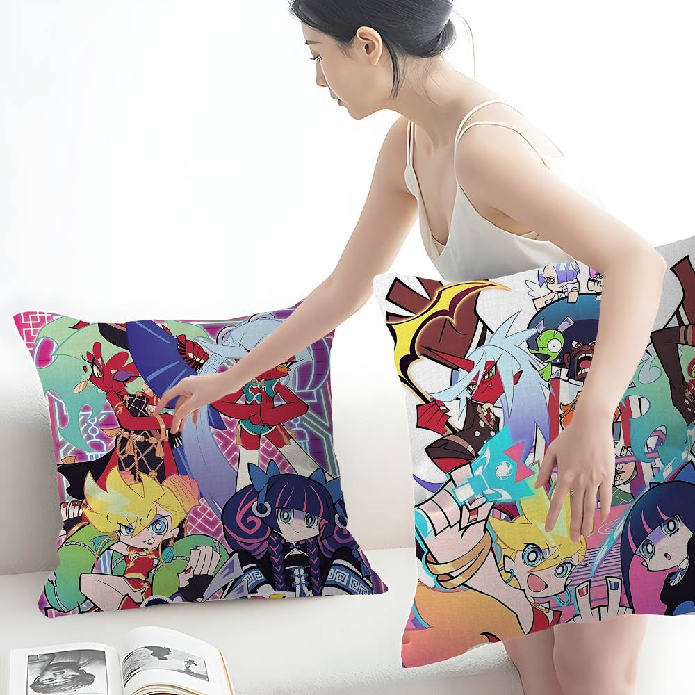 Classic Anime P-Panty And S-Stocking Pillow Cushion Cover Pillowcase Living Room Sofa Home Decor