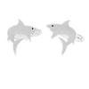 Funny Dolphin Shaped Mens Cufflinks Cute Whale Shark Marine Animal Design Sleeve Button For Suit Shirt Jewelry