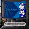 Custom Name Text Tapestry,BIRMINGHAM CITY Decorative Wall Hanging, Background Tapestry For Home Bedroom