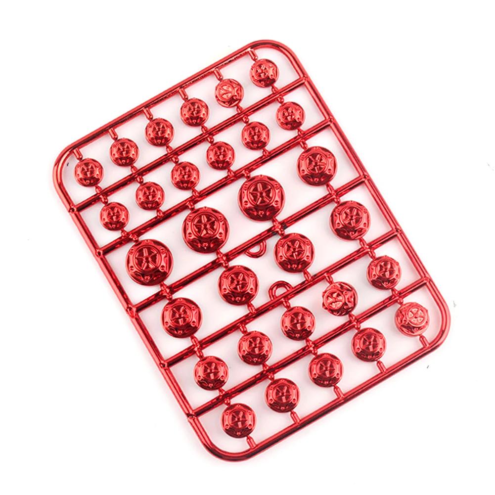 30PCS Motocyklový šroubový kryt matice Kryt matice Dekorativní modifikační díly Příslušenství pro Yamaha Kawasaki Honda Harley