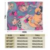 Danganronpa Japanese Anime Throw Blanket for Couch  Fuzzy Soft Plush Blanket 50x60 Inch Multi-size Bedspreads for All Seasons