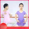 Dance Clothes, Children's and Girls' Ballet Skirts, Chinese Dance Clothes, Short-sleeved Practice Clothes, One-piece Clothes