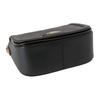 Coach 21 Horse And Carriage Print Flap Leather Saddle Bag Women Shoulder Bag Brown Black C4059-IMBLK