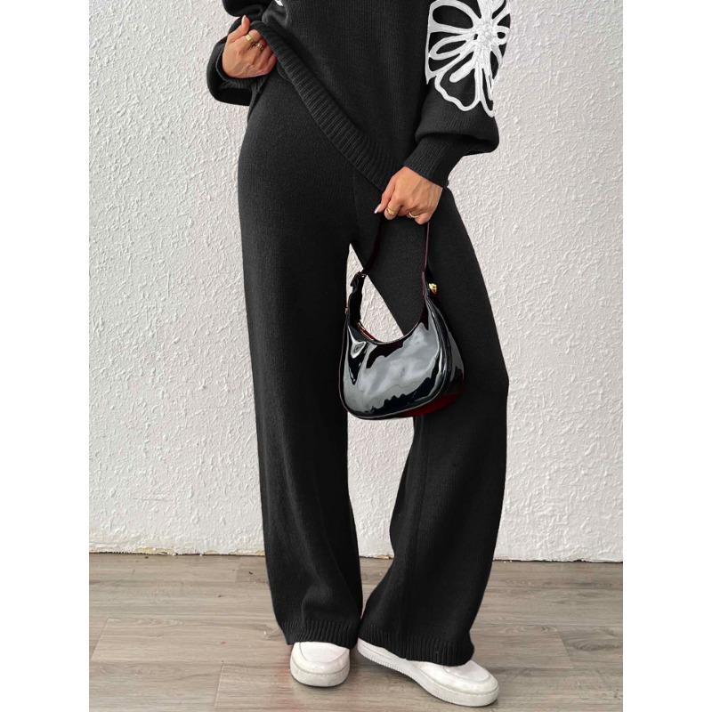 Trousers Women's Pants Casual Wide-leg Pants High Waist Straight-leg Pants Wide-leg Pants Autumn and Winter Wool Pants Women