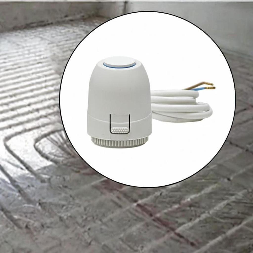Electric Actuator Valve for Underfloor Heating System with 1 Wire Setup