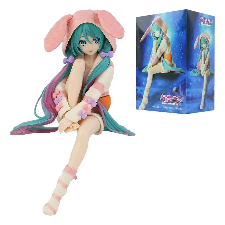 Miku Hatsune Figure Anime Girl Model Desktop Decor Collectible Doll Gift For Fans Future Vocaloid Statue Japanese Cute Kawaii Otaku