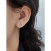 S925 Sterling Silver Floral Earrings Fashion Personalized Trend Earrings