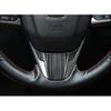1PCS Trim Steering Wheel Sheet Cover Black Titanium For Honda CRV CR-V 2017-2022