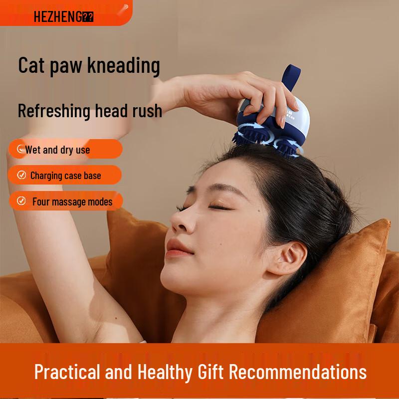 

HEZHENG Wireless Portable Head and Scalp Massager