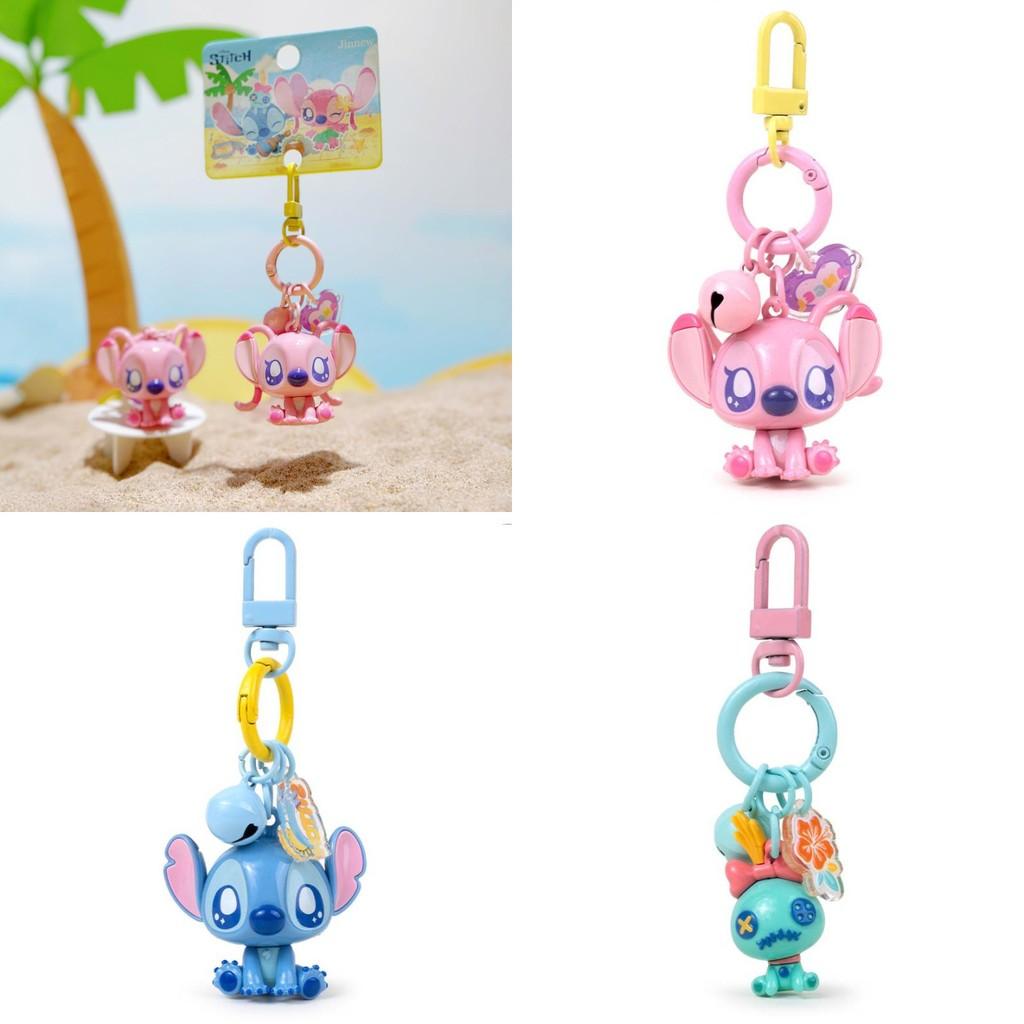 Klíčenka Stitch Léto Pláž s PVC přívěskem Pro děti a sběratele