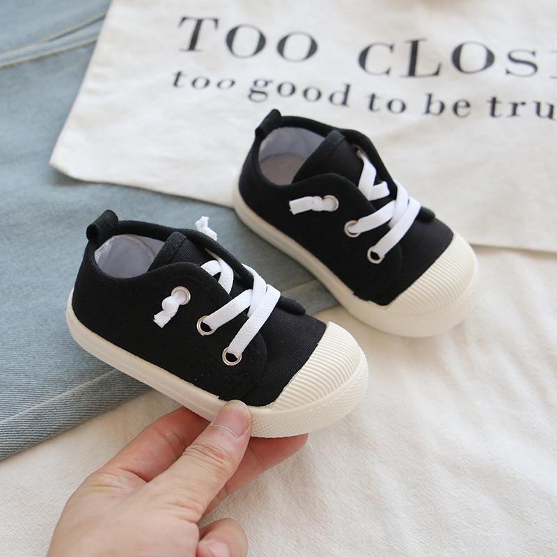 Scarpe di tela per ragazzi Sneakers Scarpe da tennis per ragazze Calzature per bambini stringate Bambino giallo Chaussure Zapato Scarpe di tela casual per bambini