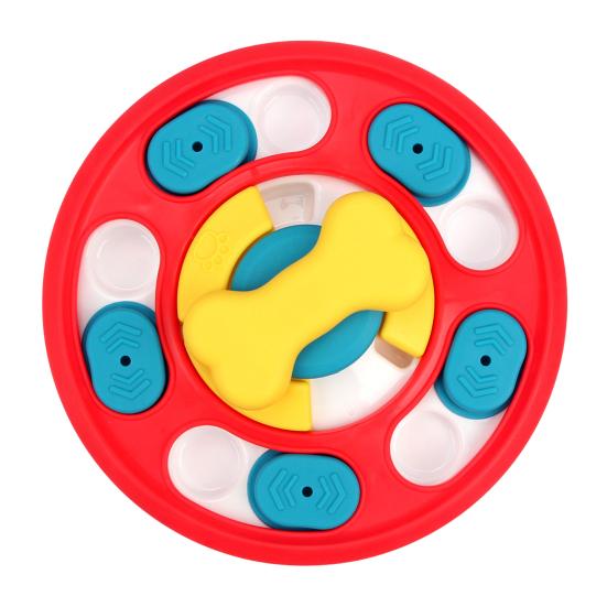 Pet Slow Food Bowl Stable Base Rounded Corners Bright Colors Pet Slow Feeder