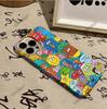 Hot-selling Fun Cartoon Graffiti Illustration for Apple 16 Glossy Film iPhone17 Large Hole Mobile Phone Case
