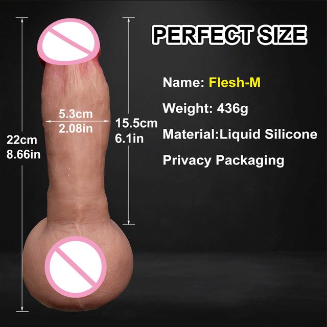 Cheap Soft Skin Feel Realistic Thick Dildo Gay Masturbators Silicone Dick Big Suction Cup Penis Anal Plug Sex Toy for Men Women
