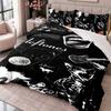 Deftones 3-teiliges Bettwäsche-Set Bettbezug mit zwei Kissenbezügen für Schlafzimmer Heimdekoration