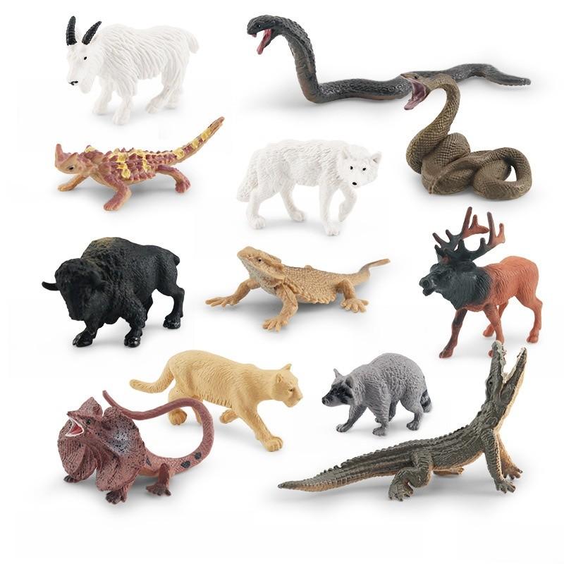 Wild Animal Pvc Figurine Set With Durable Material For Nature Enthusiasts And Collectors
