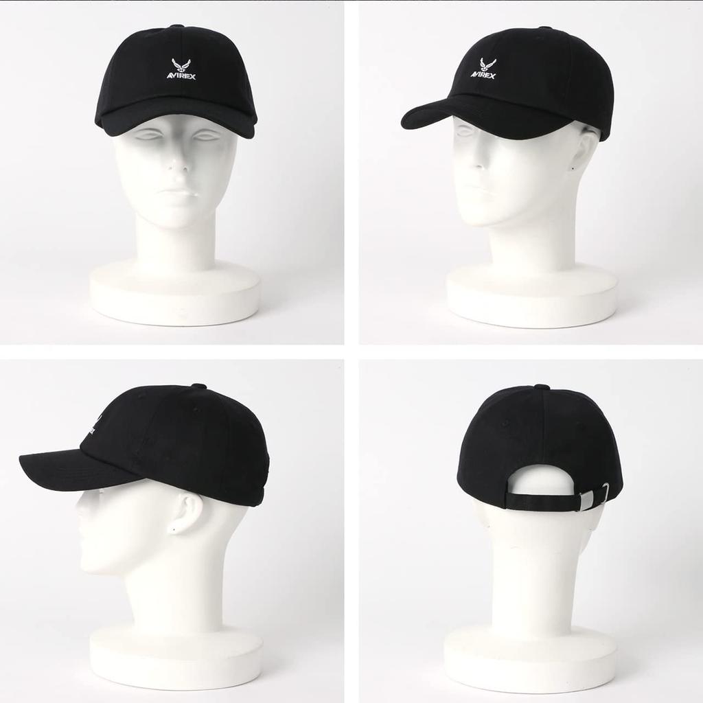 Logo Baseball Adjustable Belt LL [Avirex] Men's Cap, Embroidered, Cap, Unisex, Size, Included, Navy,