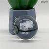 5cm  3D Crystal Ball Pikachu Eevee Mewtwo Carving Model LED Color Light Base Children's Gift Fans Toy Birthday Gift