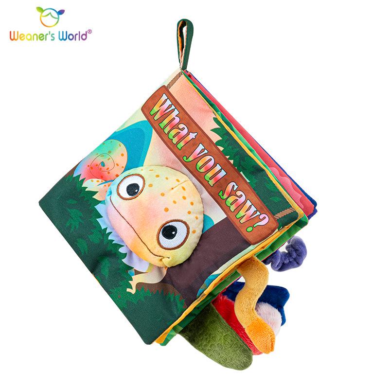 

Моющаяся 3D интерактивная тканевая книга для родителей и детей: Прорезыватель и устойчивая к разрывам игрушка для раннего развития