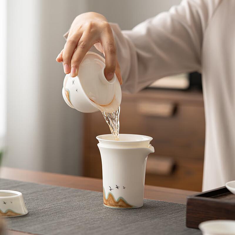 Su's Ceramic Thousand-Mile Landscape Gongfu Tea Set