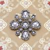 Retro Baroque Exaggerated Cross Brooch - Multifunctional Fashion Accessory