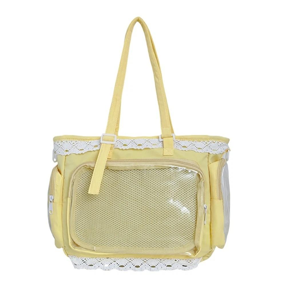 DIY Lace Itabag Large Capacity Tote Bag Y2k Anime Shoulder Bag  Parties