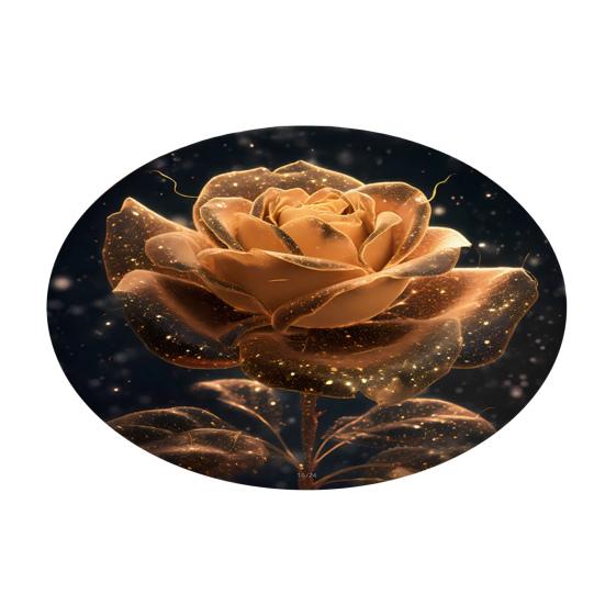 Килимок для підлоги Швидковисихаючий Нековзний З точковим тисненням Зворотний бік 3D Візерунок троянди Килимок для ванної кімнати М'який Вбираючий Килимок для ванної