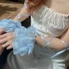 Fashionable Nostalgic Lace Detachable Arm Covers Comfortable Wear For Elegant Dress Event And Photo Shoots