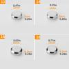 4Pcs Mirror Screw Decorative Cap Nail Cap Brass Golden Silver Bright Surface for Sign Board Diameter 12/14/16/18/20/22mm