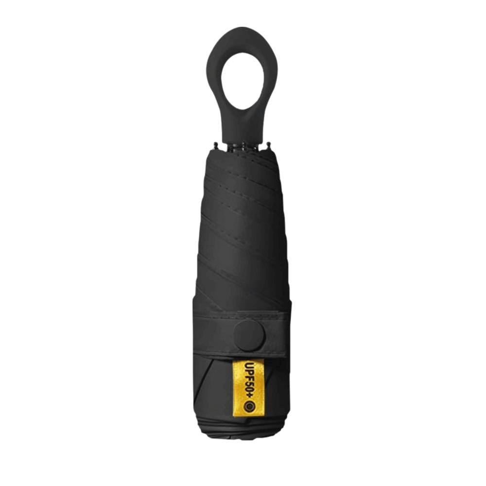 Ultralight Pocket Parasol Folding Sun Umbrella Portable Sun Shade Umbrella  Outdoor чёрный