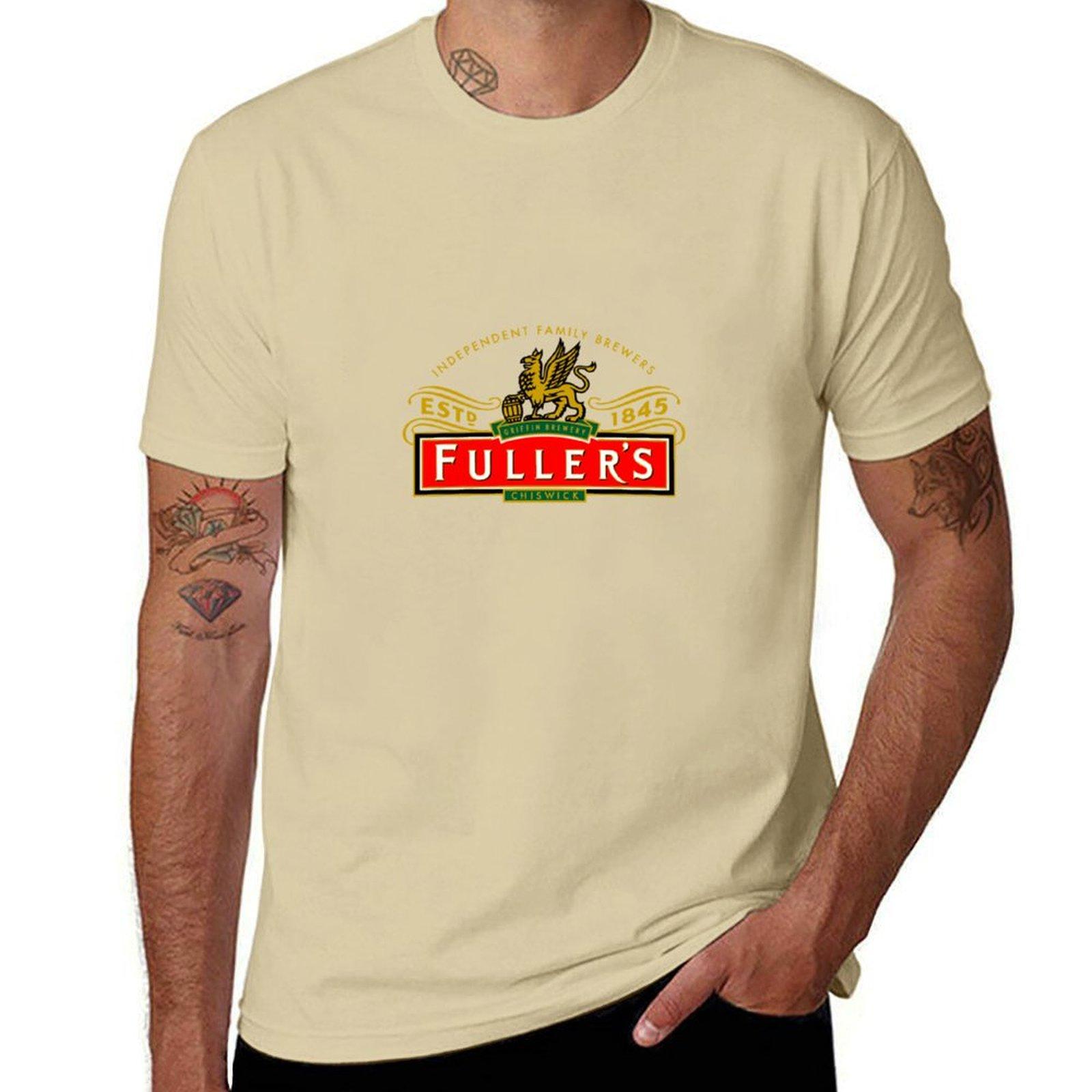 

The Original Fuller’s Fuller’s Beer brewery logo T-Shirt vintage sweat mens graphic t-shirts hip hop S
