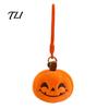 Funny Pumpkin Gifts Halloween Plush Keychain, Cute Spooky Stuffed Toy Pendant for Bag Aesthetic Accessories Keys, Soft Mini Doll Hanging Ornament