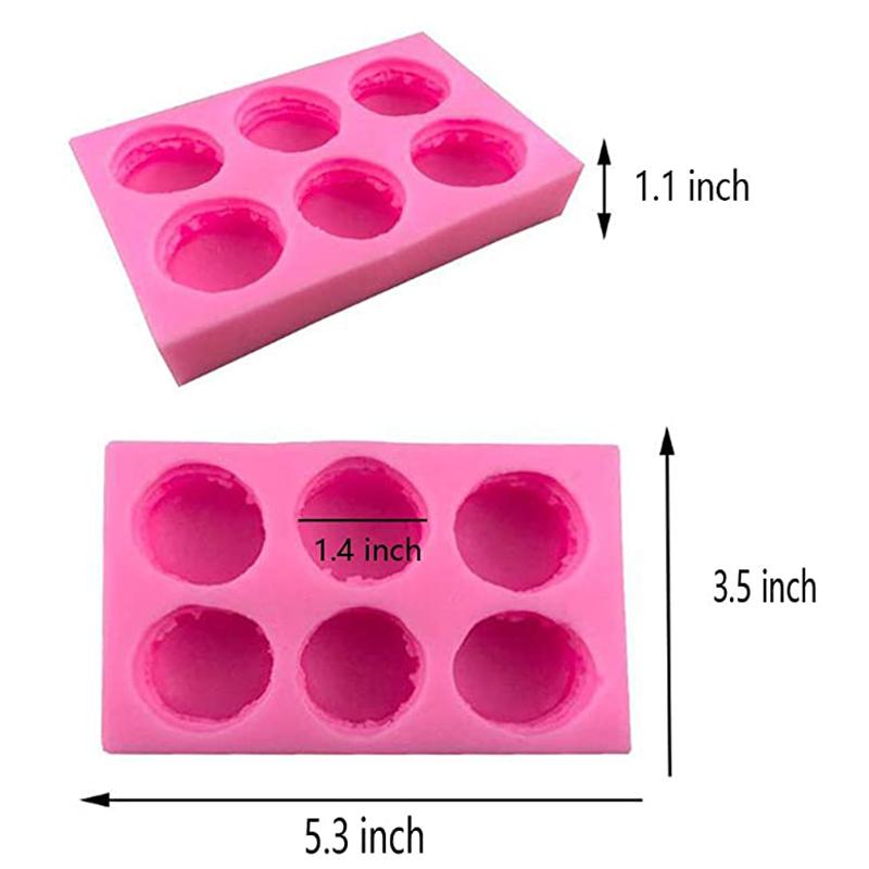 Stampo in Silicone per Macaron e Fondant Stampo 3D per Macarons Candela Strumenti per Decorare Torte Topper per Cupcake Cioccolato Caramelle Sapone Gelatina Moule
