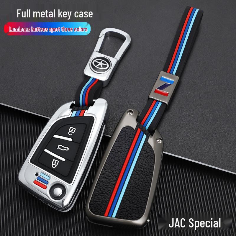 New JAC Refine S3, S2, S5, M4 Key Cover Shell with Buckle - Remote Control Bag