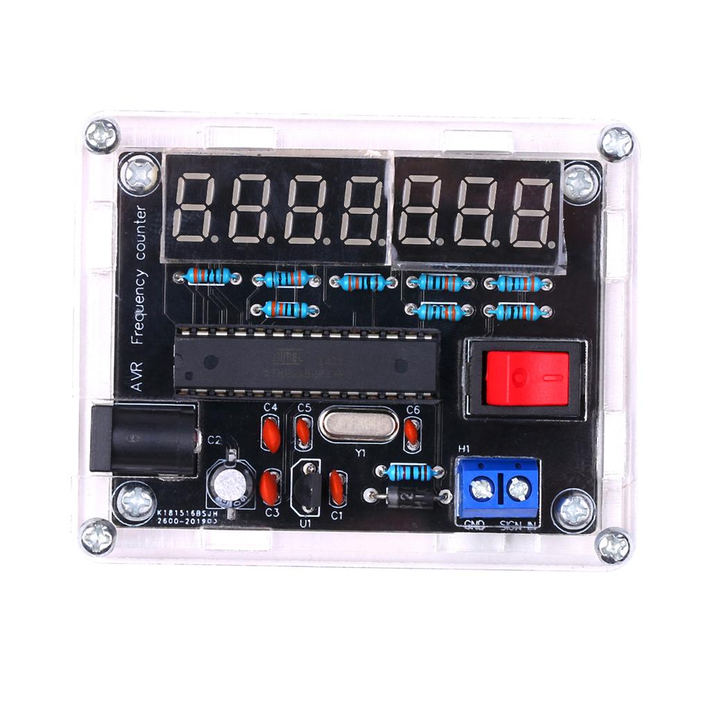 10MHz Frequency Meter   Kit Frequency Counter AVR Frequency with   Counter Cymometer Frequency Msurement 0.000 001Hz Resolution