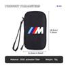 KHQB5 For BMW Car Logo Digital Storage Bag Data Cable Travel Storage Purse Emblem Accessories X1 X2 X3 X4 X5 X6 X7 G20 G30 6GT E46 E90