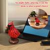 Decorative Red Bird Animal Table Lamp Resin Decorative Ornaments