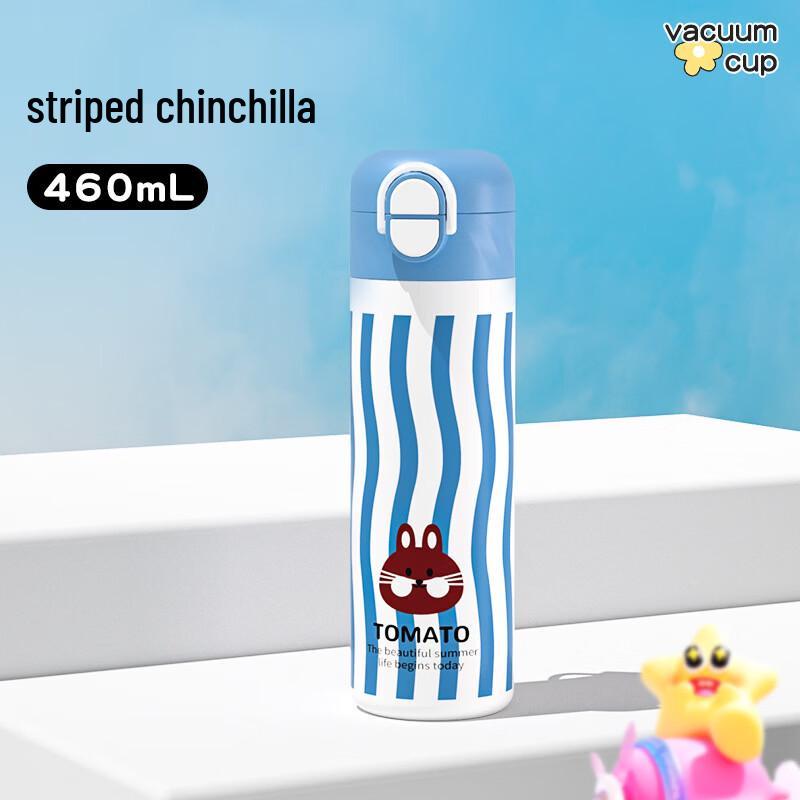 OLOEY Cute Portable Stainless Steel Kids  Straw Cup