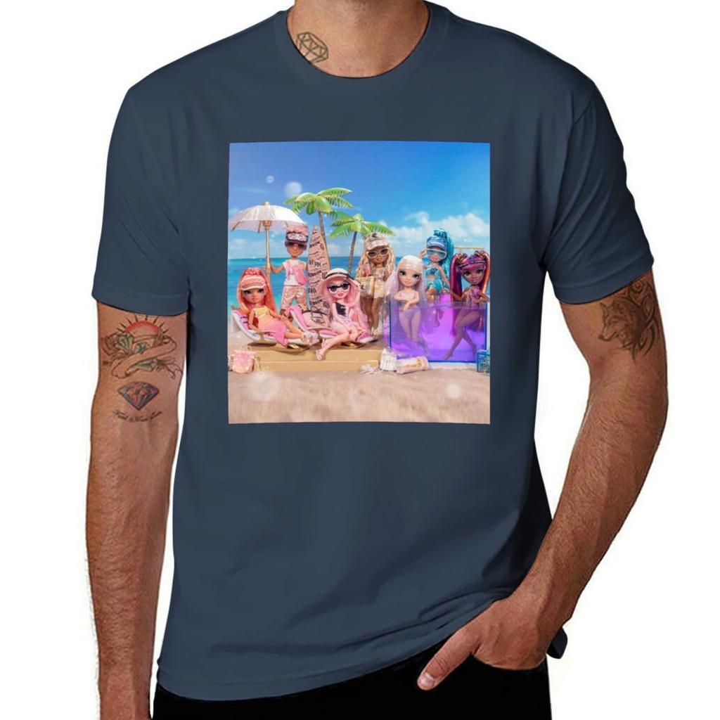 Rainbow High Pacific Coast Line Tshirt Sweat Absorbing Sports Tee Shirt Tshirt