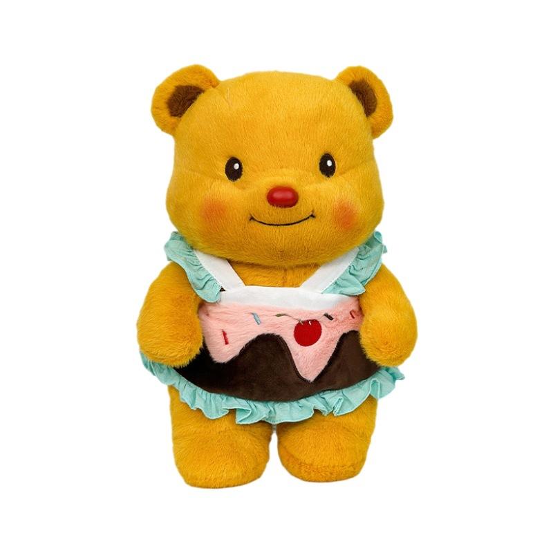 Cake Skirt Bear Doll Plush Toy Comfort Sleeping with Pillow Grab Machine Doll Doll Doll