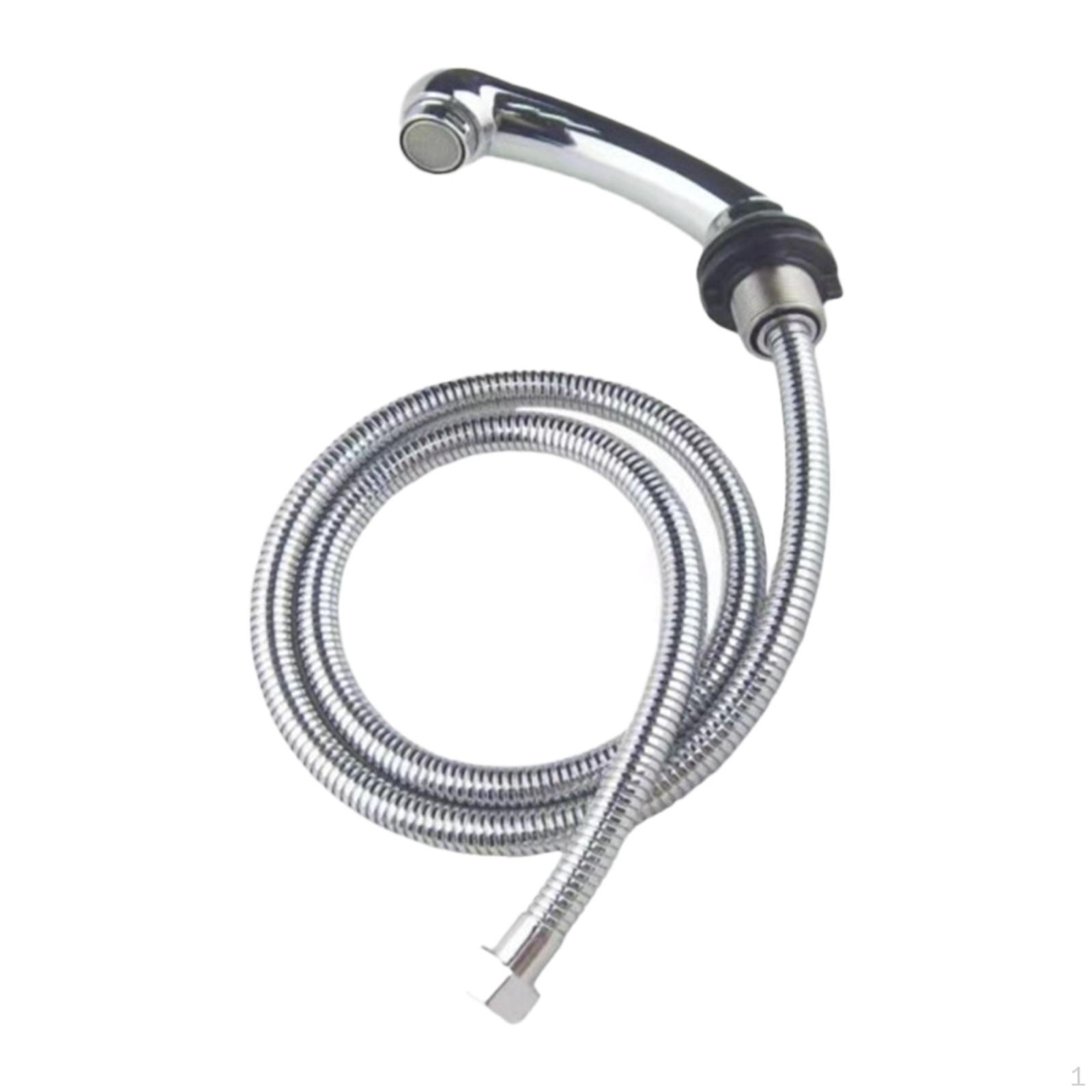 

Заміна салонної мийки для волосся, практичний зручний розпилювач для крана, шланг, срібний