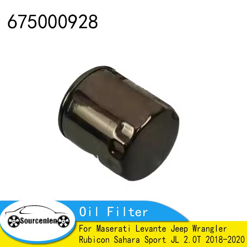 

675000928 Automobile Oil Filter For Maserati Levante Jeep Wrangler Rubicon Sahara Sport JL 2.0T 2018-